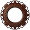 Ekena Millwork Orrington Medallion (Canopies up to 6 5/8"), 13 1/4"OD x 6 5/8"ID x 1 1/8"P, Burnished Mahogany CM13ORBMC - alternate 1